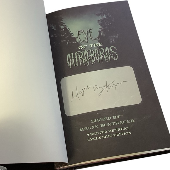 Eye of the Ouroboros Signed Megan Bontrager Stenciled New AOP HC - Picture 6 of 9